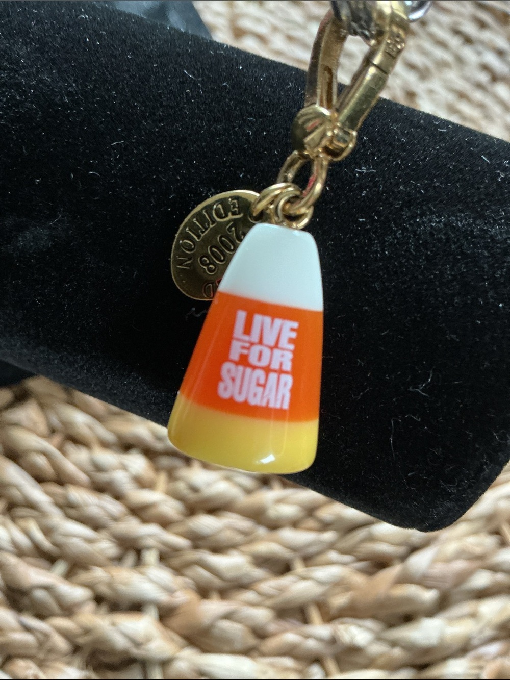 2008 Limited edition Juicy Couture candy corn charm